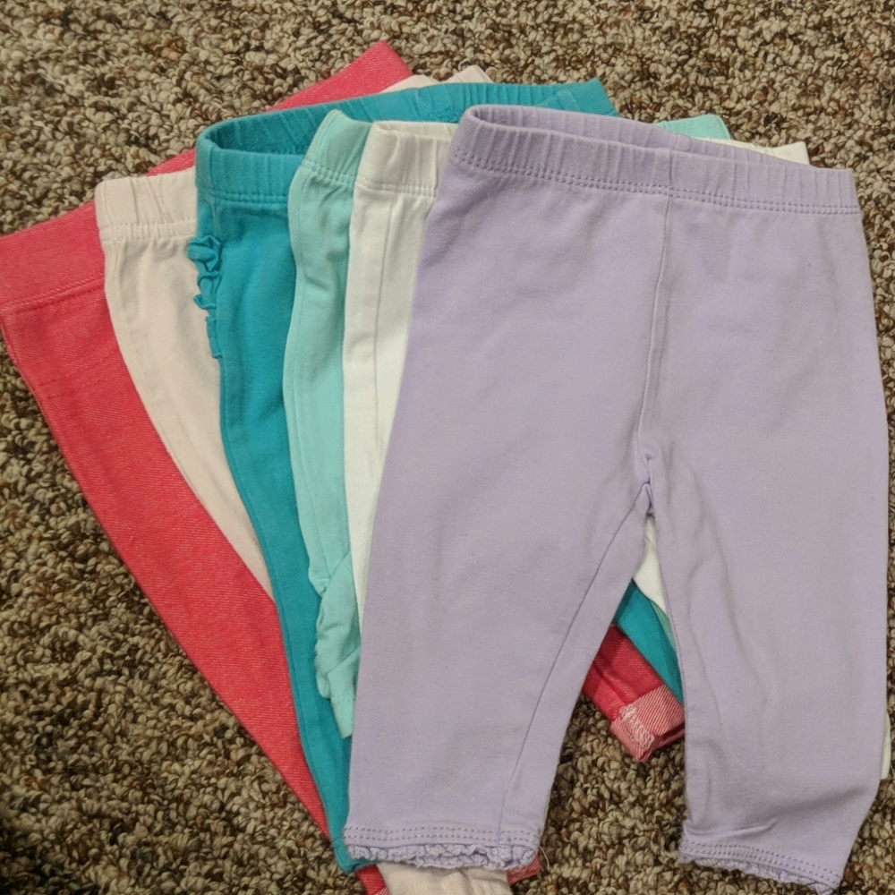 Lot of baby leggings